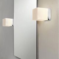 Lampe de Salle de Bain Cube Chrome