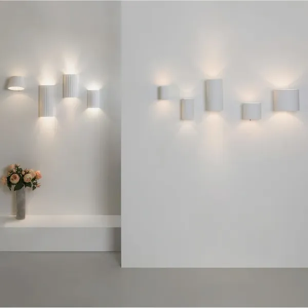 Pero Gipsen Wandlamp Wit