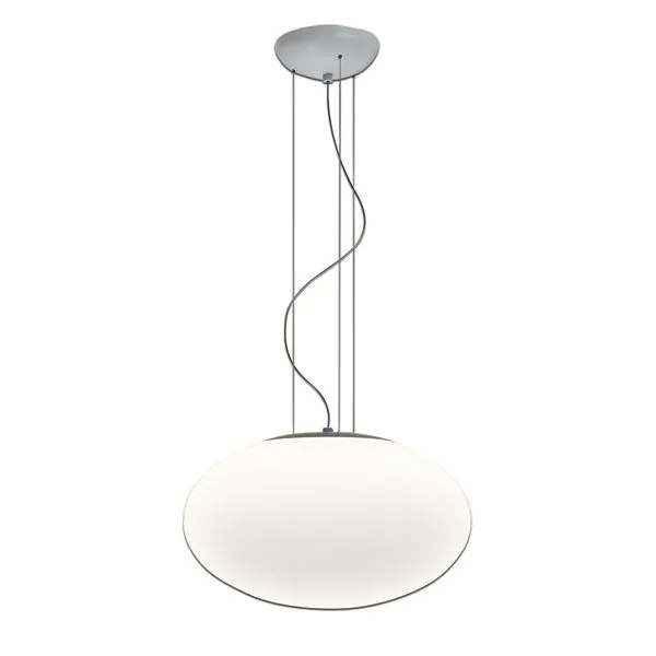 Zeppo Hanglamp Wit met Wit Glas