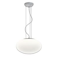 Zeppo Hanglamp Wit met Wit Glas