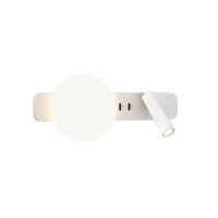 Zeppo Reader Wandlamp Mat Wit