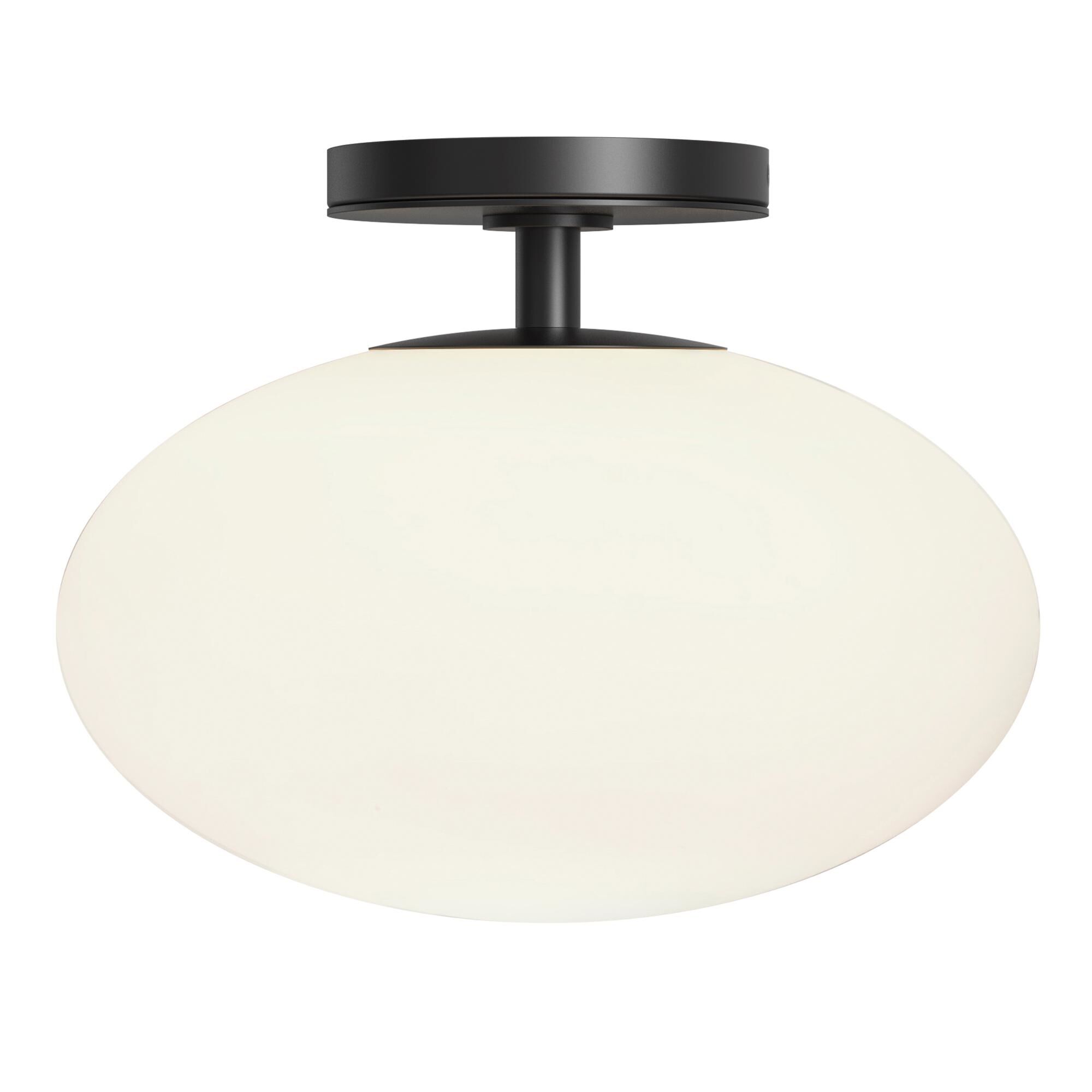 Svart Taklampa Matt