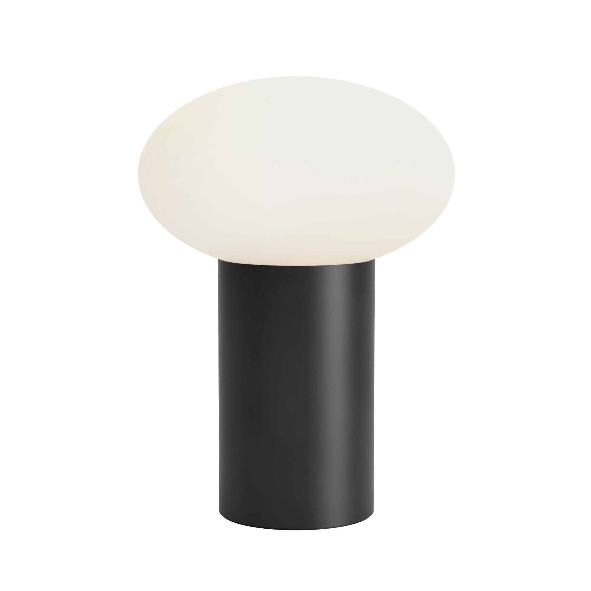 Zeppo Bærbar Bordlampe Matt Sort