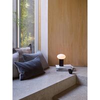 Schwarz Tragbare Tischlampe Matt