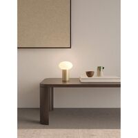 Zeppo Portable Table Lamp Light Bronze