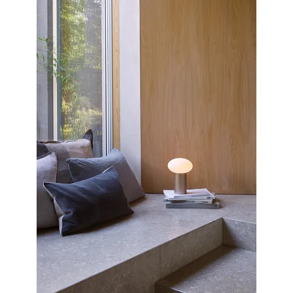 Zeppo Portable Table Lamp Light Bronze