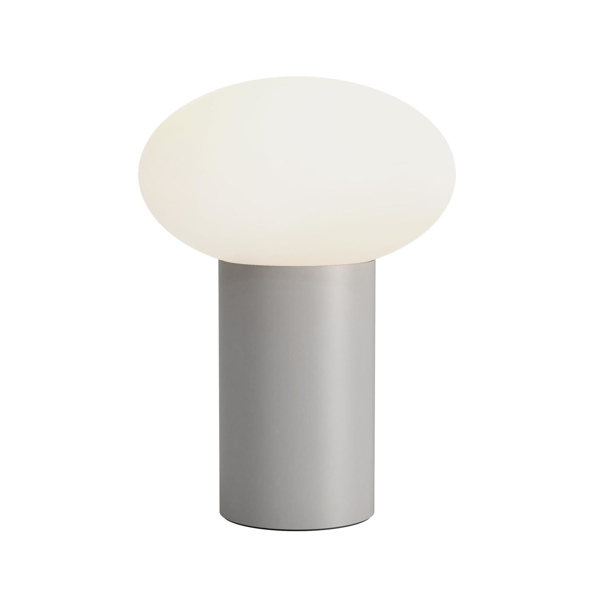 Zeppo Bærbar Bordlampe Pepplegrå