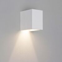 Parma 110 Wandlamp van Gips, Wit