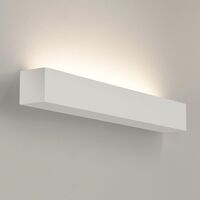 Parma 625 Gips- Wandlampe Weiß