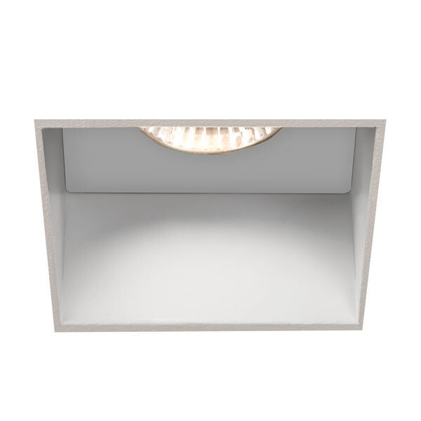 Trimless Square Spot Fixe Blanc