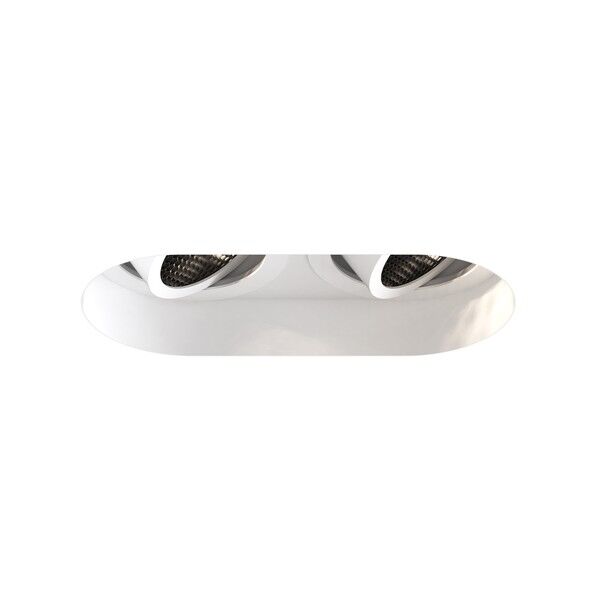 Trimless Round Twin Adjustable Spot Blanc Mat