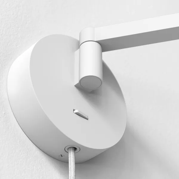 Ascoli Swing Wandlamp Mat Wit