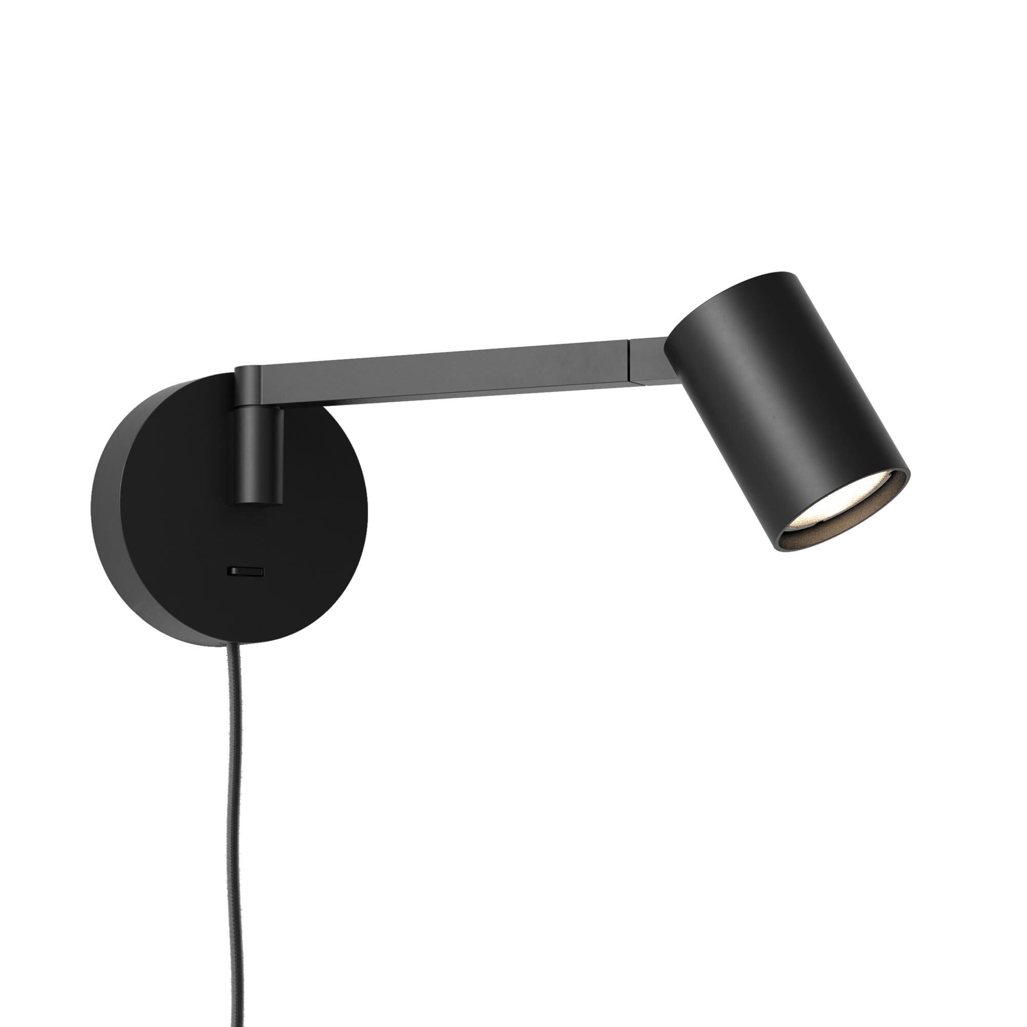 Ascoli Swing V&auml;gglampa Matt Svart