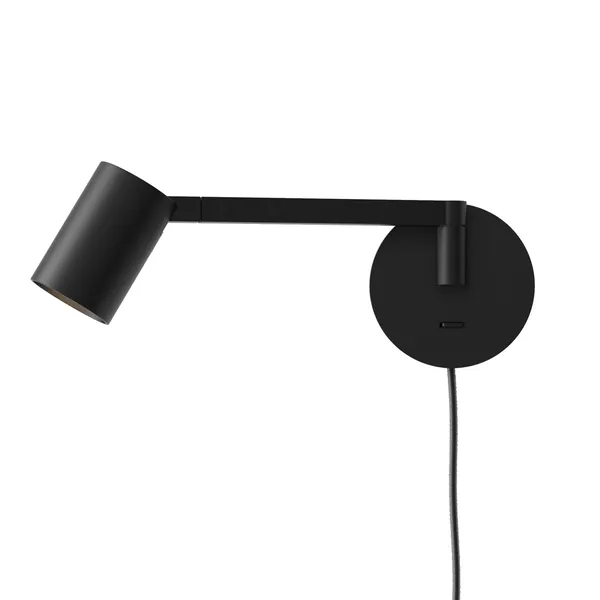 Schwarz Wandlampe Matt