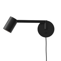 Schwarz Wandlampe Matt