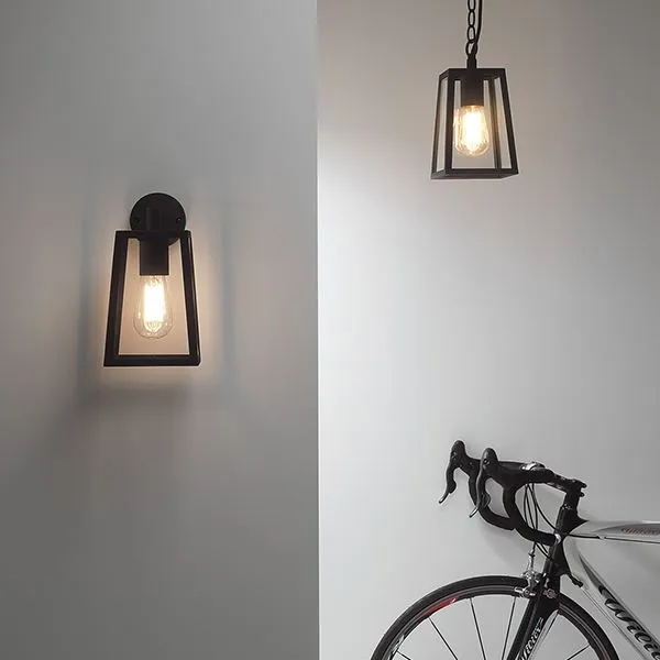 Calvi Outdoor Wall Lamp Black