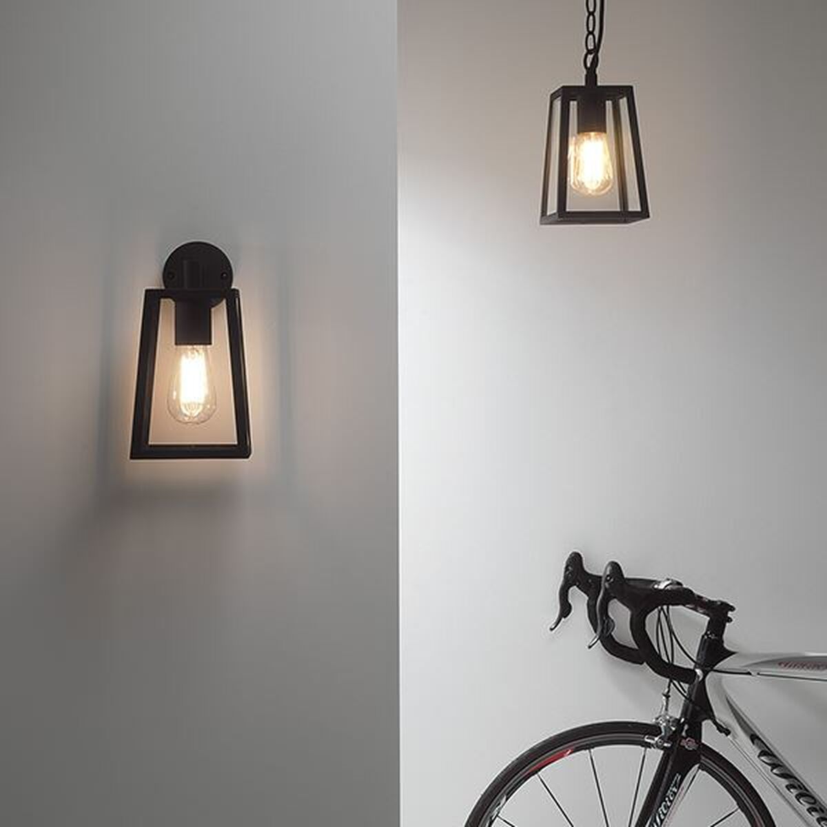 Calvi Outdoor Wall Lamp Black