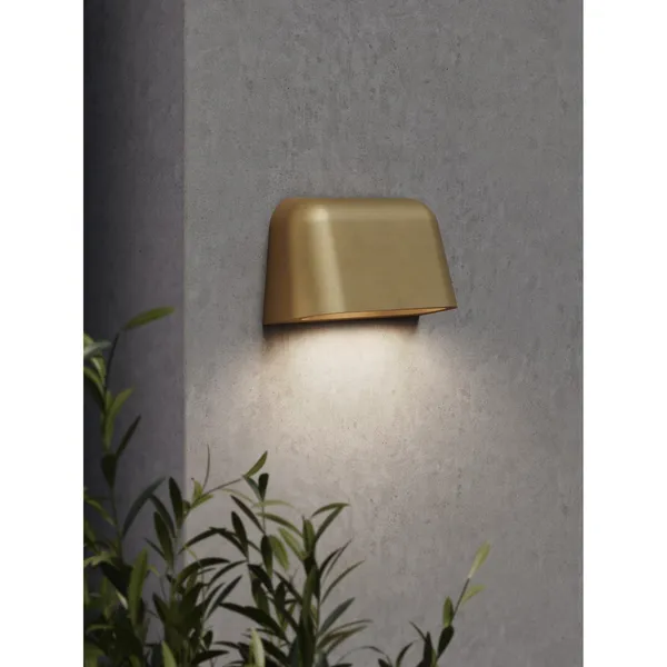 Mast Twin Wall Lamp Antique Brass