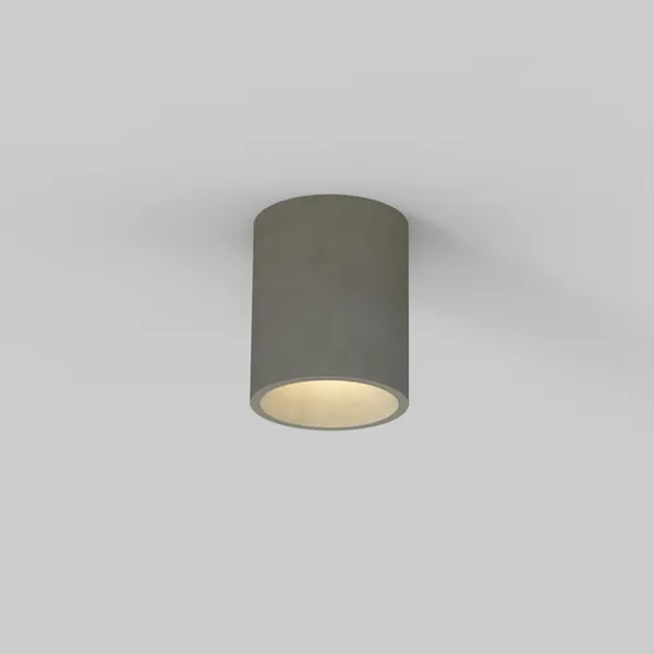 Lampada da Esterno LED Kos Concrete Round Spot in Cemento