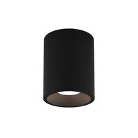 Kos Round 100 LED Noir Texturé