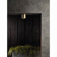 Kos Round Spot Solid Brass