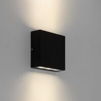 Elis Twin LED Udendørs Væglampe Sort