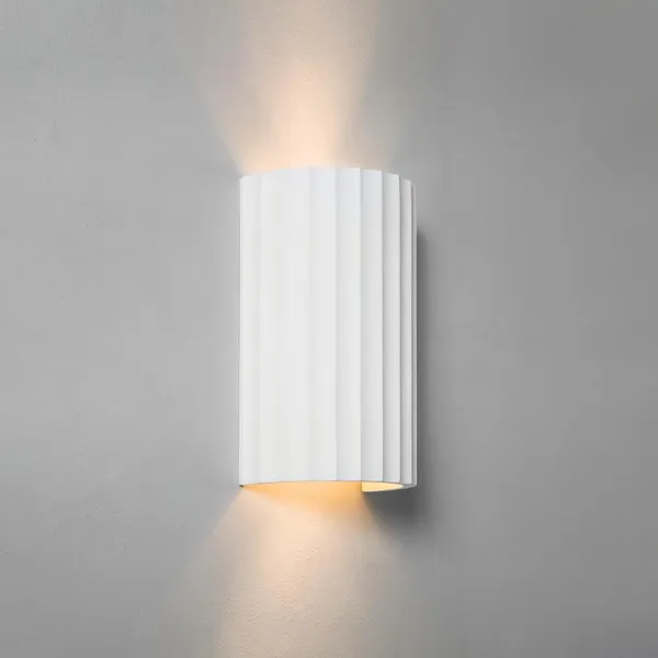Kymi 220 Gips Wandlamp Wit