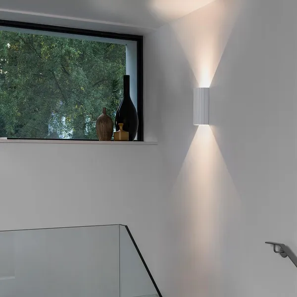 Kymi 220 Gips Wandlamp Wit