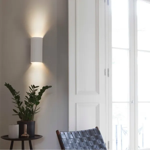 Kymi 300 Plaster Wall Lamp White