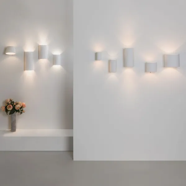 Kymi 300 Plaster Wall Lamp White