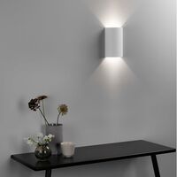Serifos 220 Wandlamp van Gips, Wit