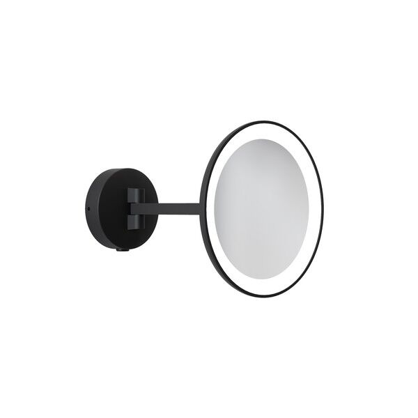 Mascali Rund LED V&auml;gglampa Matt Svart