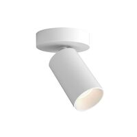Can 50 Single Ceiling Light/ Wall Lamp LED Matt White