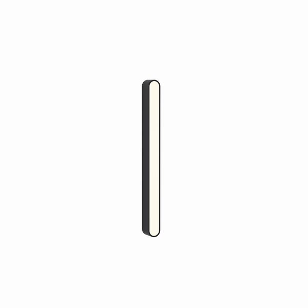 Atticus 600 Vegglampe Matt Sort