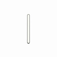 Atticus 600 Vegglampe Matt Sort