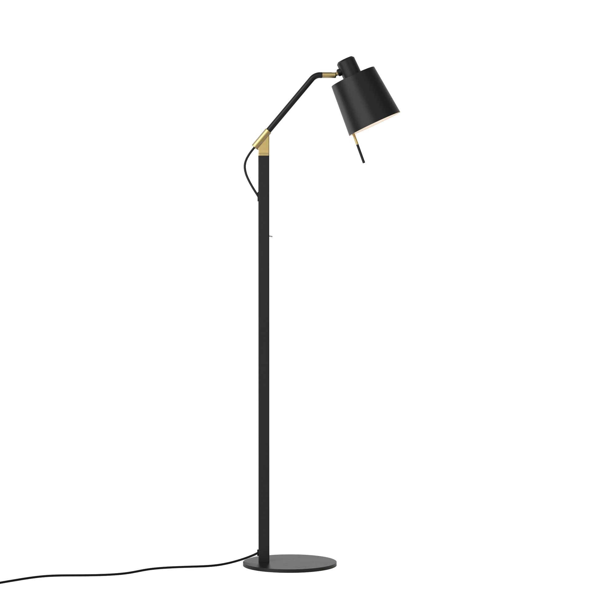 Edward Golvlampa Matt Svart