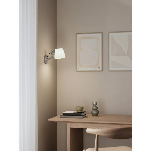 Imari Adjustable Wall Lamp Matt Nickel