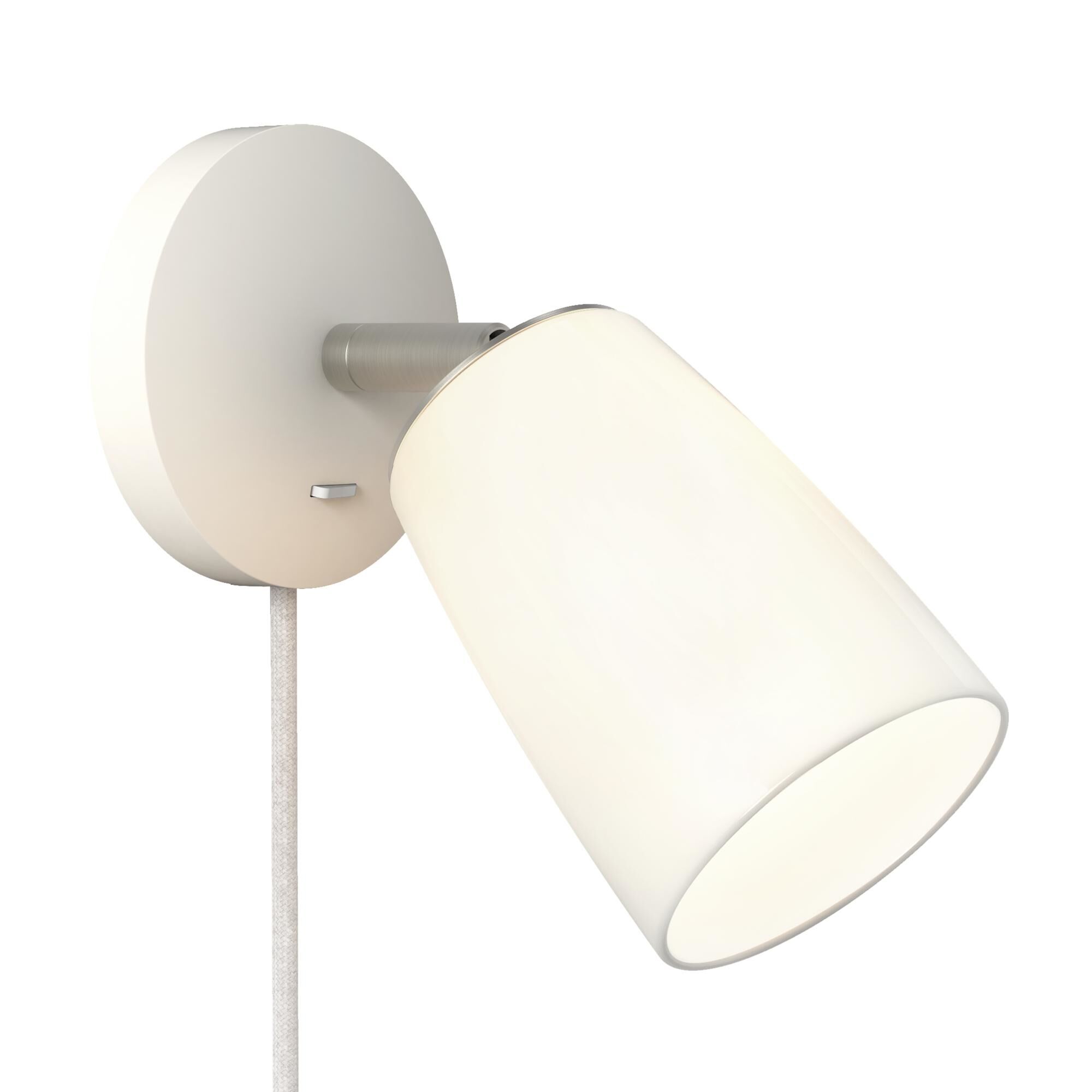 Carlton V&auml;gglampa med Kabel i Porslin