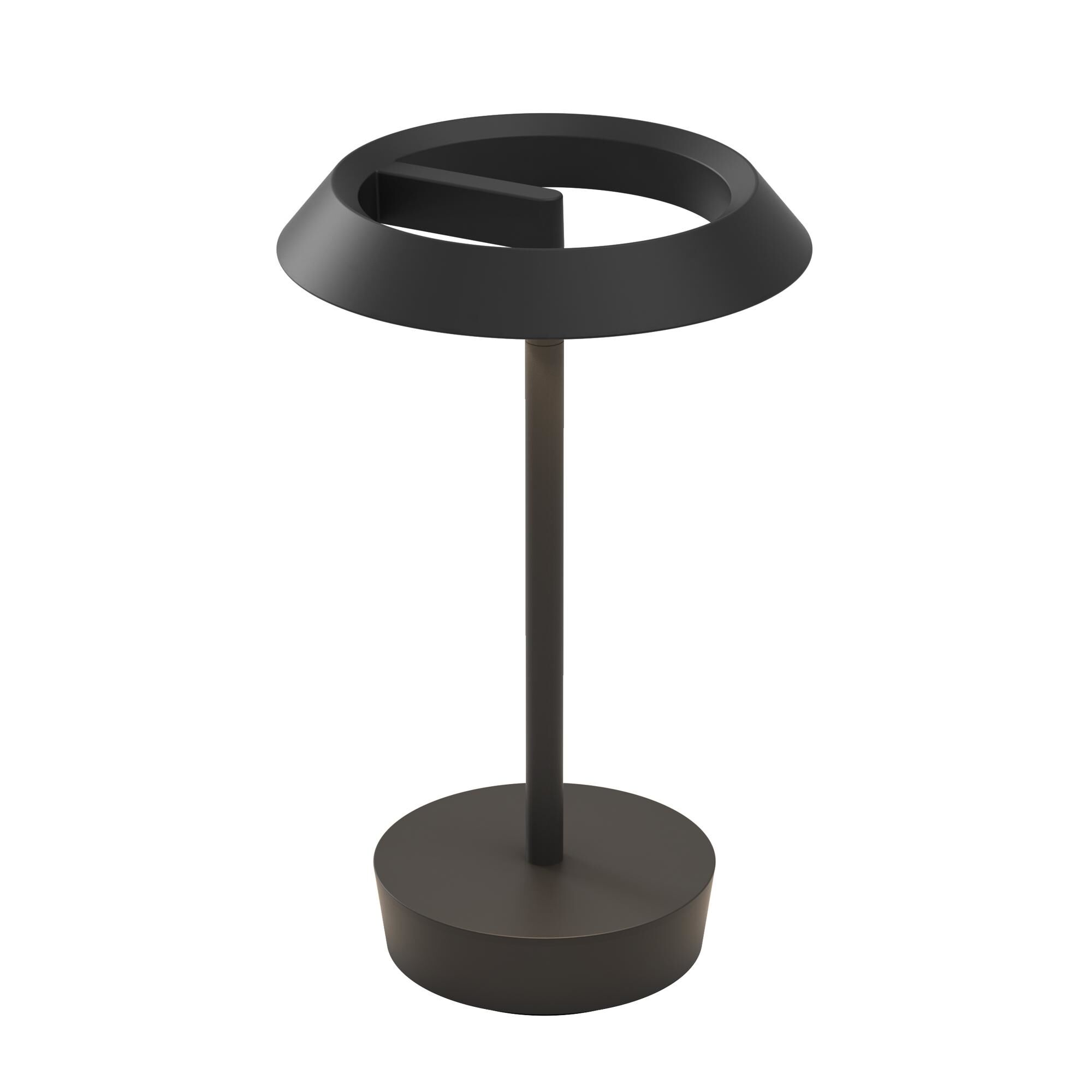 Halo Bærbar Bordlampe Matt Sort