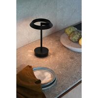 Schwarz Tragbare Tischlampe Matt
