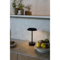 Schwarz Tragbare Tischlampe Matt