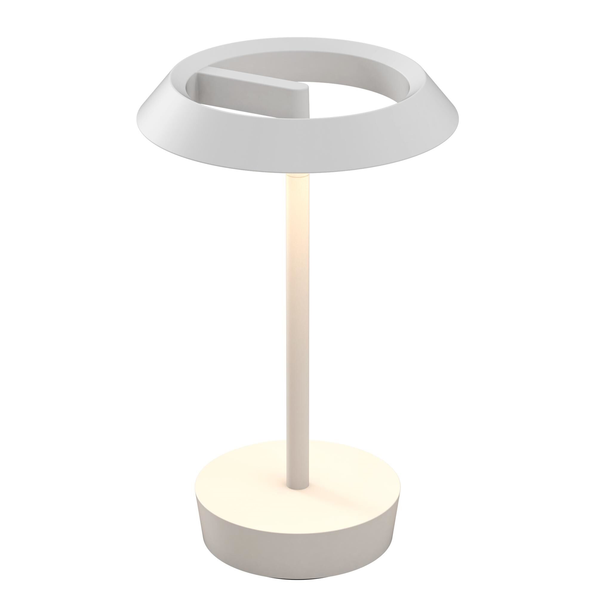 Halo Bærbar Bordlampe Matt Hvit