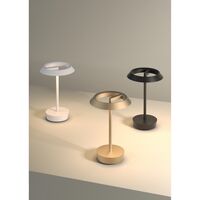 Halo Draagbare Tafellamp Mat Wit