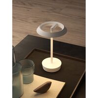 Halo Draagbare Tafellamp Mat Wit