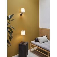 Ella Bordlampe Mat Sort