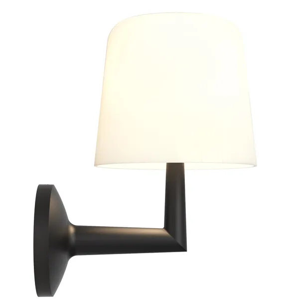 Ella Vegglampe Matt Sort