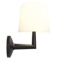 Ella Vegglampe Matt Sort