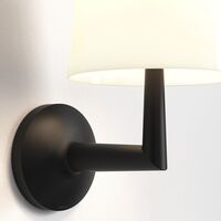 Ella Vegglampe Matt Sort