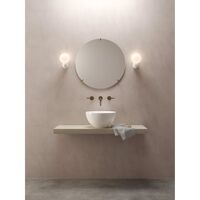 Lyra Single Wall Lamp Gloss Glaze White