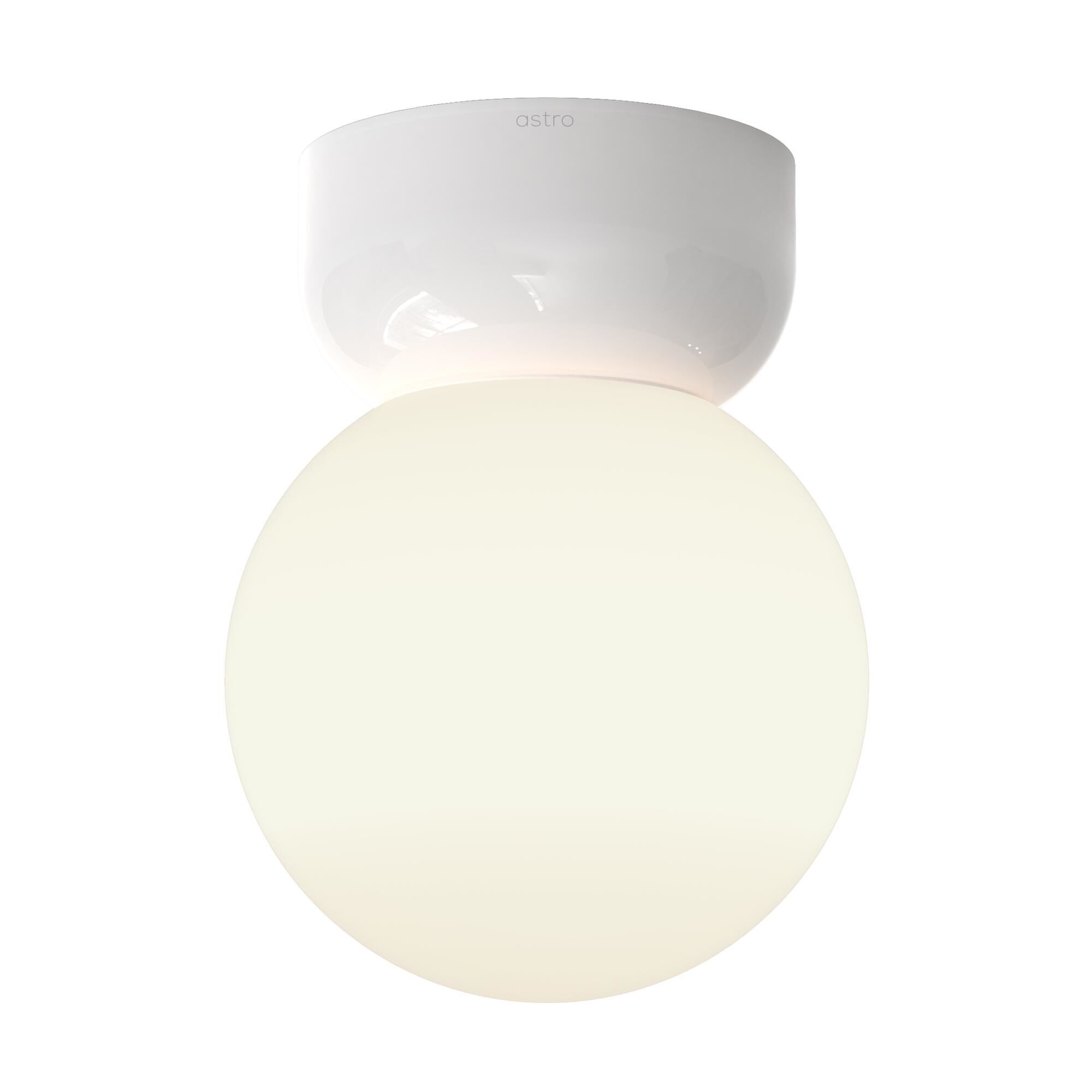 Lyra 180 Taklampa Glansglas Vit